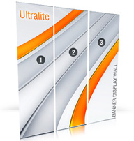 Ultralite™ Banner Display Wall by Paradigm Imaging Group